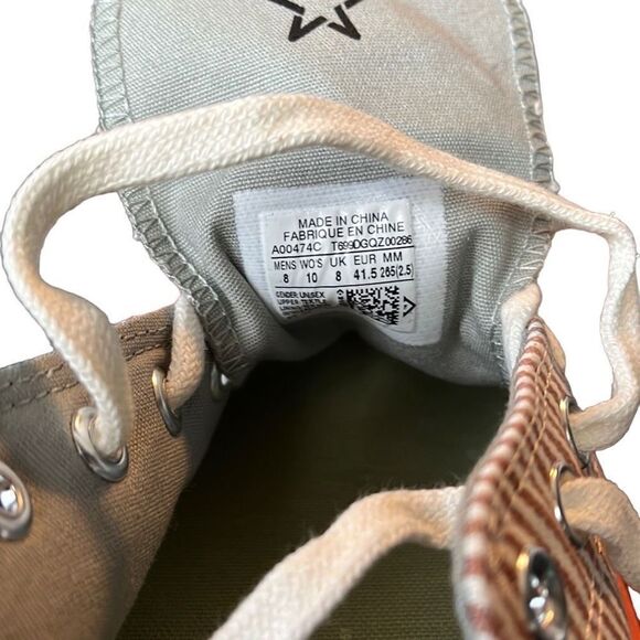 Converse Chuck 70 Stripe Sneaker Men 8 Unisex Low Top - Picture 11 of 11